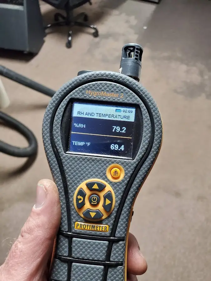 Moisture meter humidity assessment for Mold Remediation & Removal in Struthers