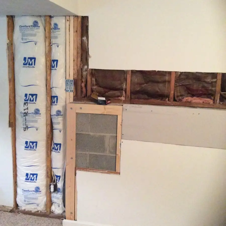 Wall insulation replacement during Odor Removal & Deodorization in Struthers